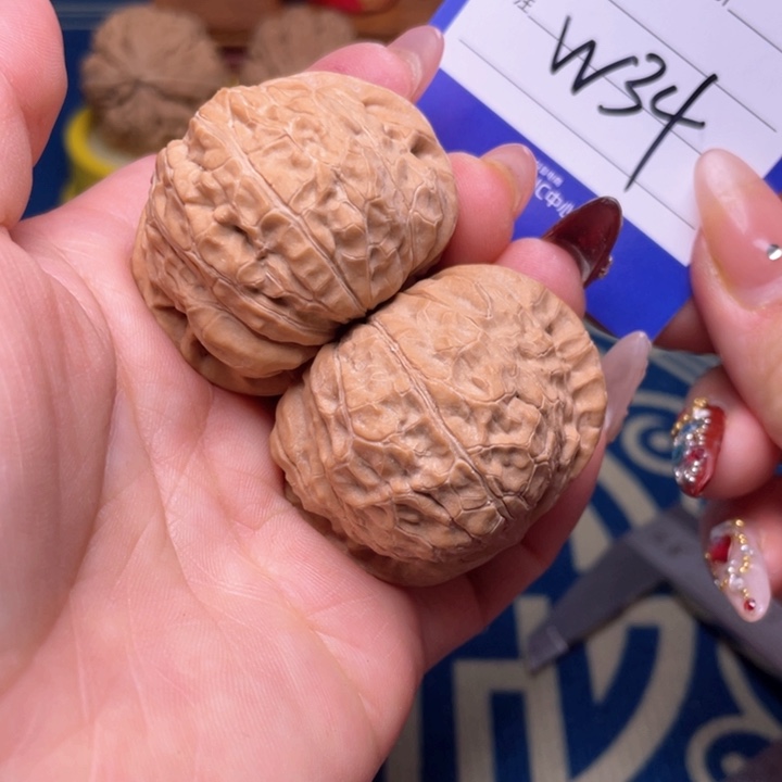 文玩核桃吊坠丹*猪43南瓜34