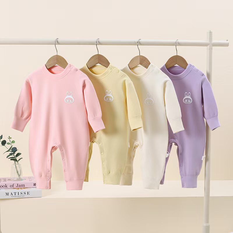 奶芙绒连体衣哈衣爬服