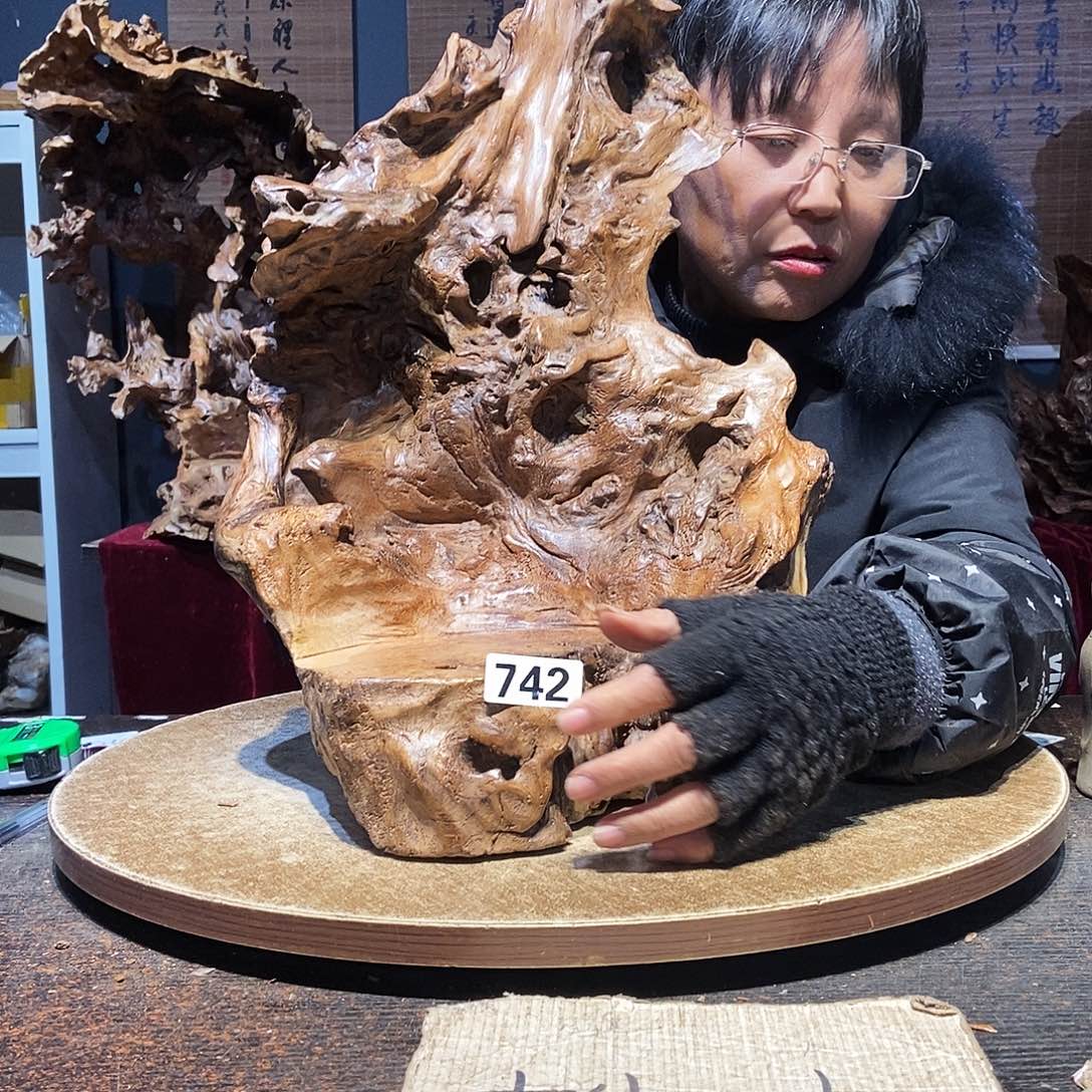 *****742。株木随行根艺