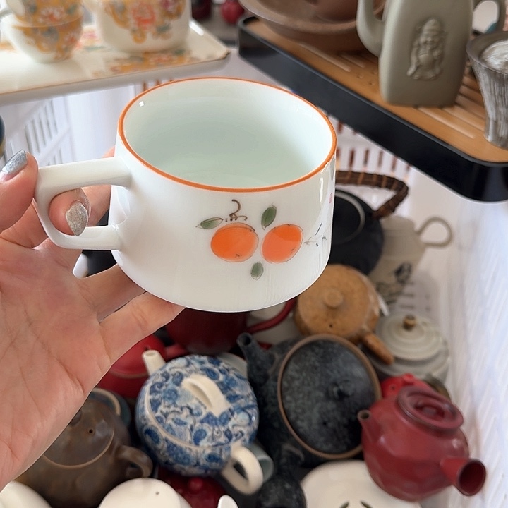 微瑕陶瓷茶具茶杯茶壶