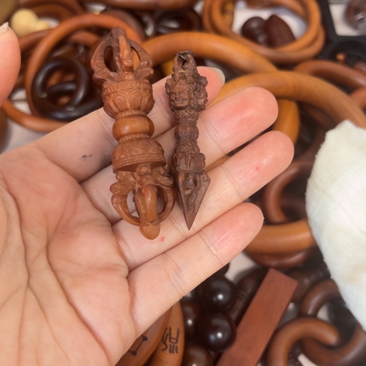 枣木心**动枣木金刚杵两个