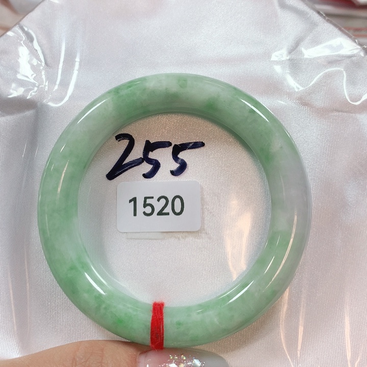 翡翠手镯未镶嵌天然翡翠手镯55