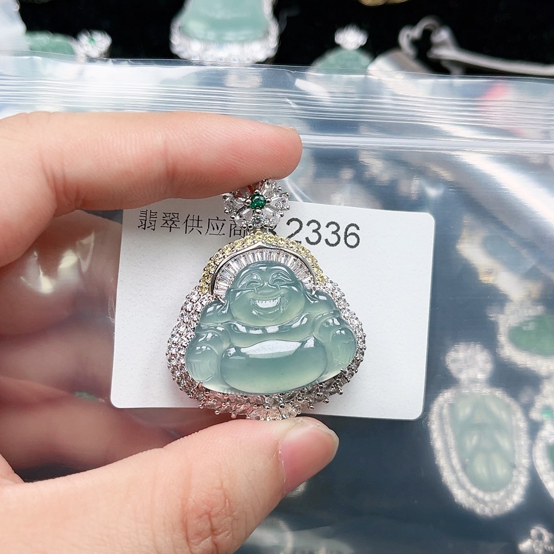 翡翠颈饰未镶嵌翡翠2336