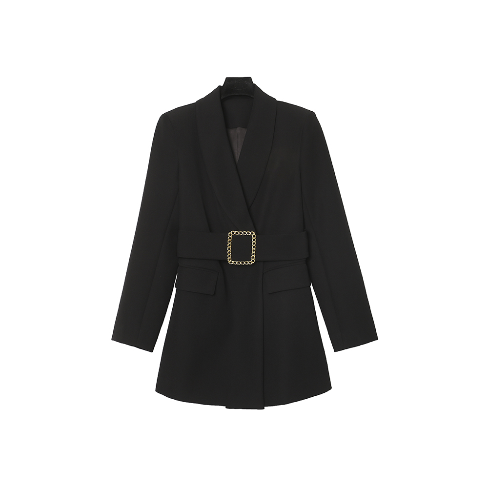 西装外套秋新款感气质收腰西服外套33117