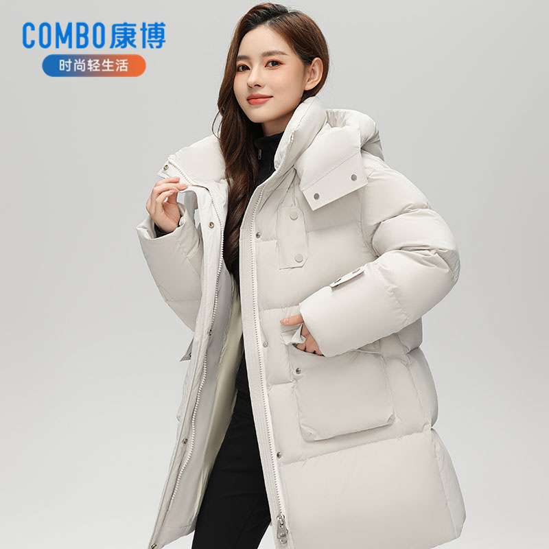 combo/康博极简风羽绒服休闲冬季保暖时尚户外运动宽松防风1630