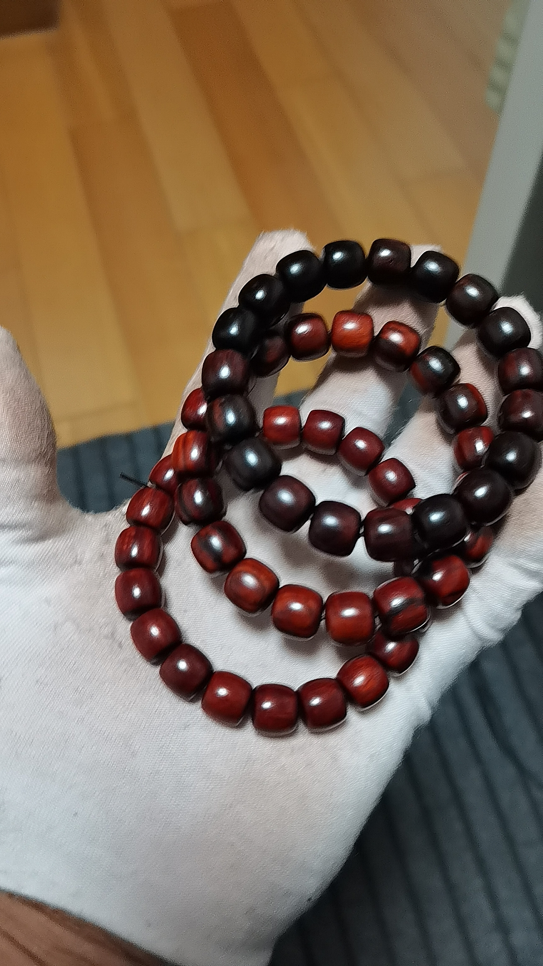 印度小叶紫檀檀香紫檀老型珠