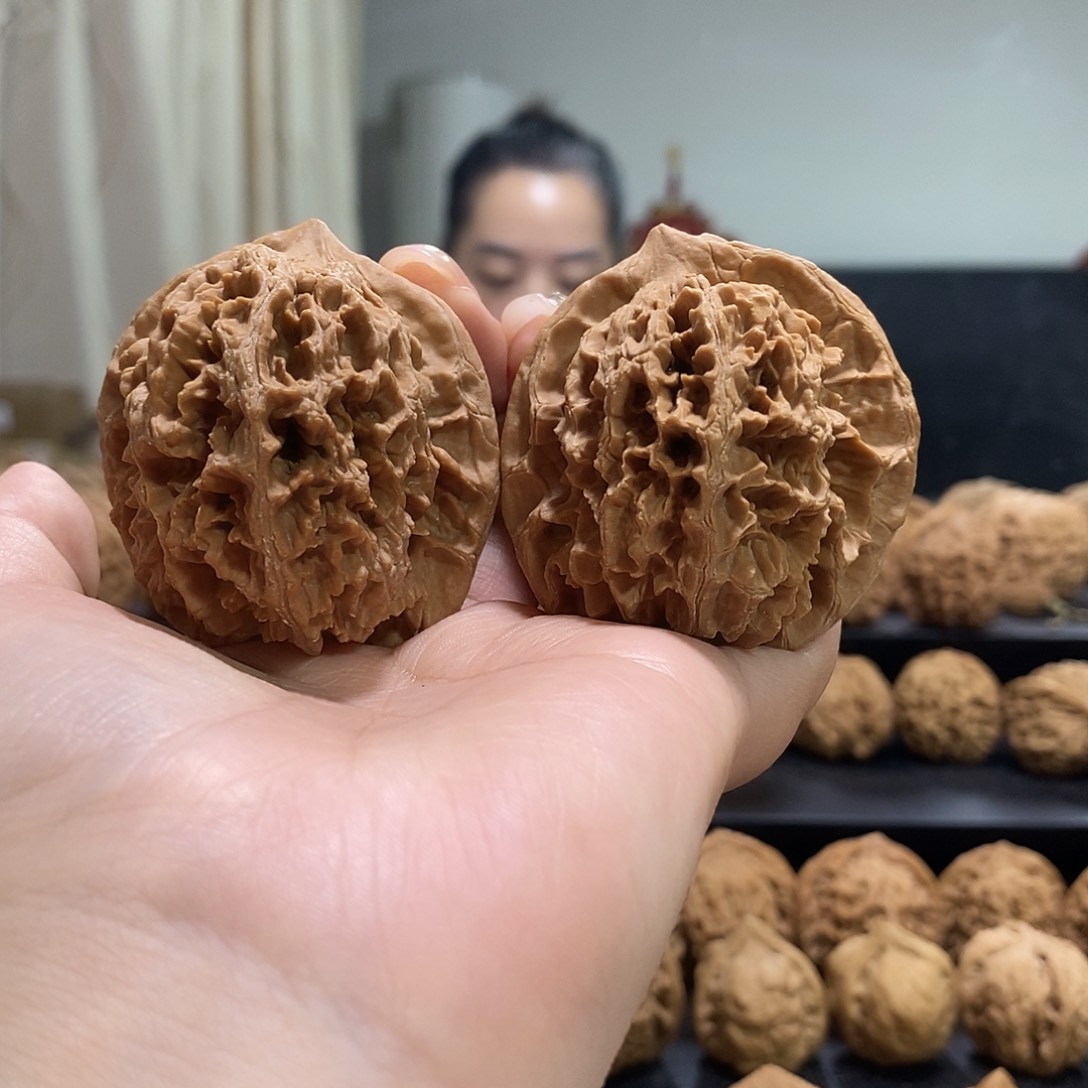 把件文玩核桃48中国大花