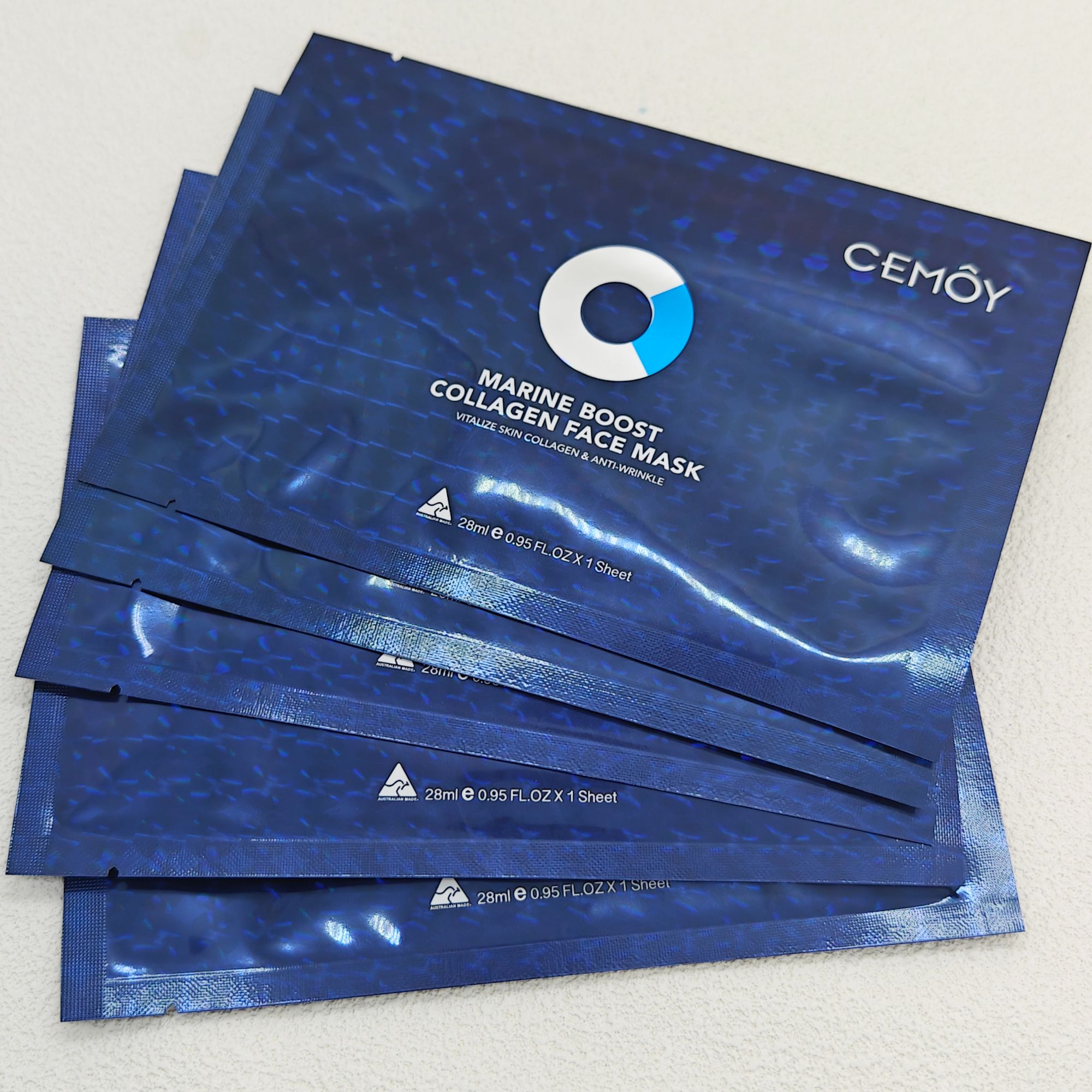 澳大利亚CEMOY提升紧致黑面膜28ml*5片【效期至25年10月】