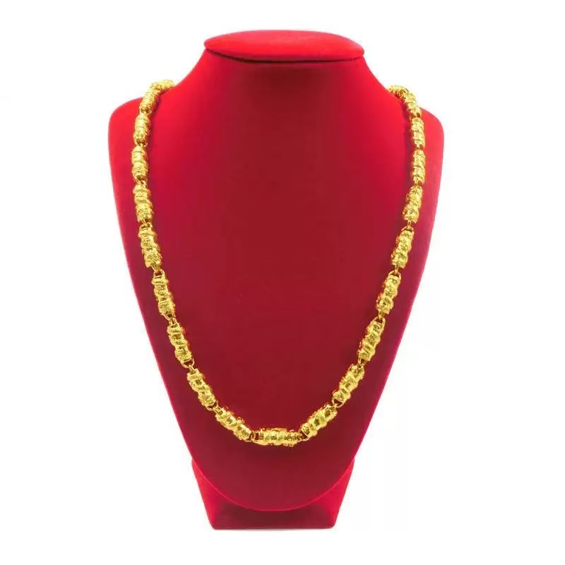 吊坠足银 足银龙柱项链004经典时尚百搭精致