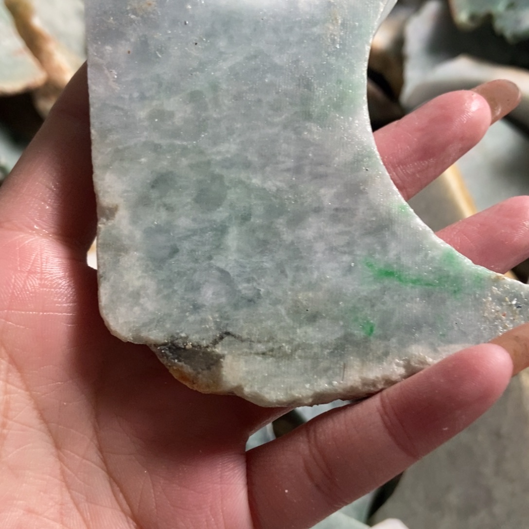 翡翠未镶嵌挂件天然翡翠