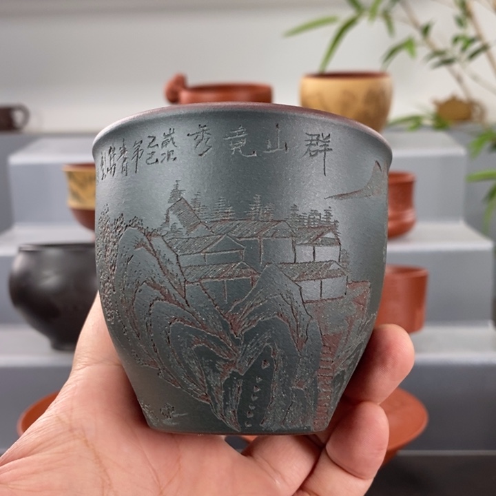 宜兴紫砂手工主人杯