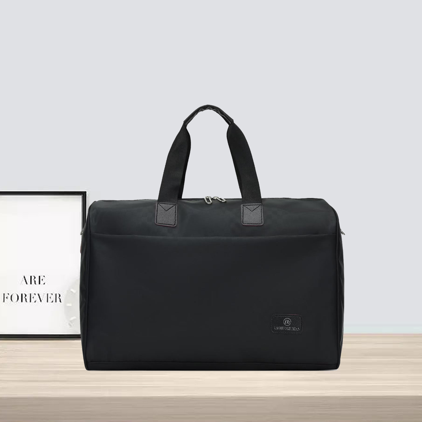 新款百搭加大旅行袋男士单肩包休闲百搭潮流旅行包包-66