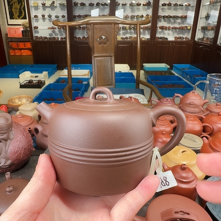 茶壶紫砂井栏紫泥