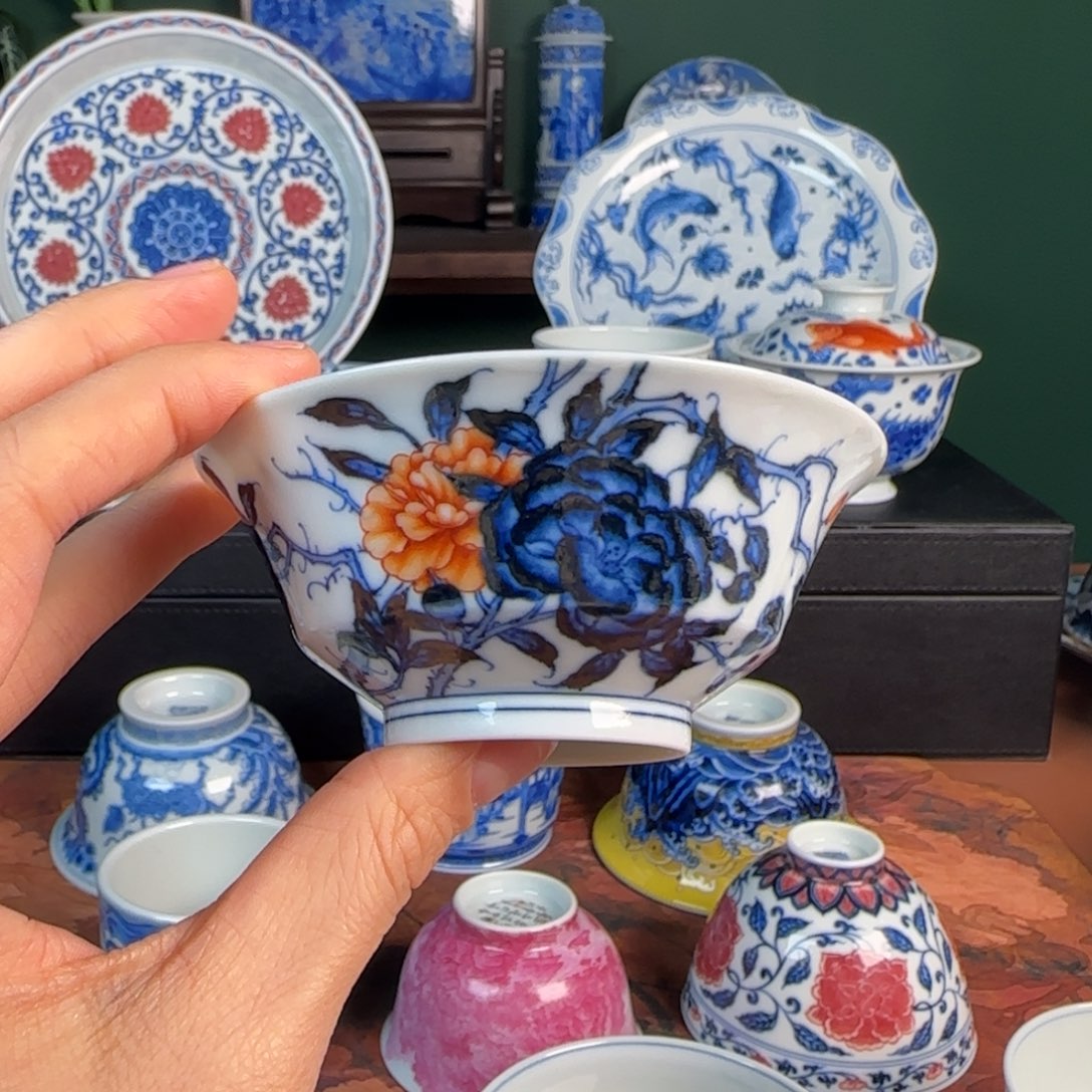 洪印慕明石榴花杯