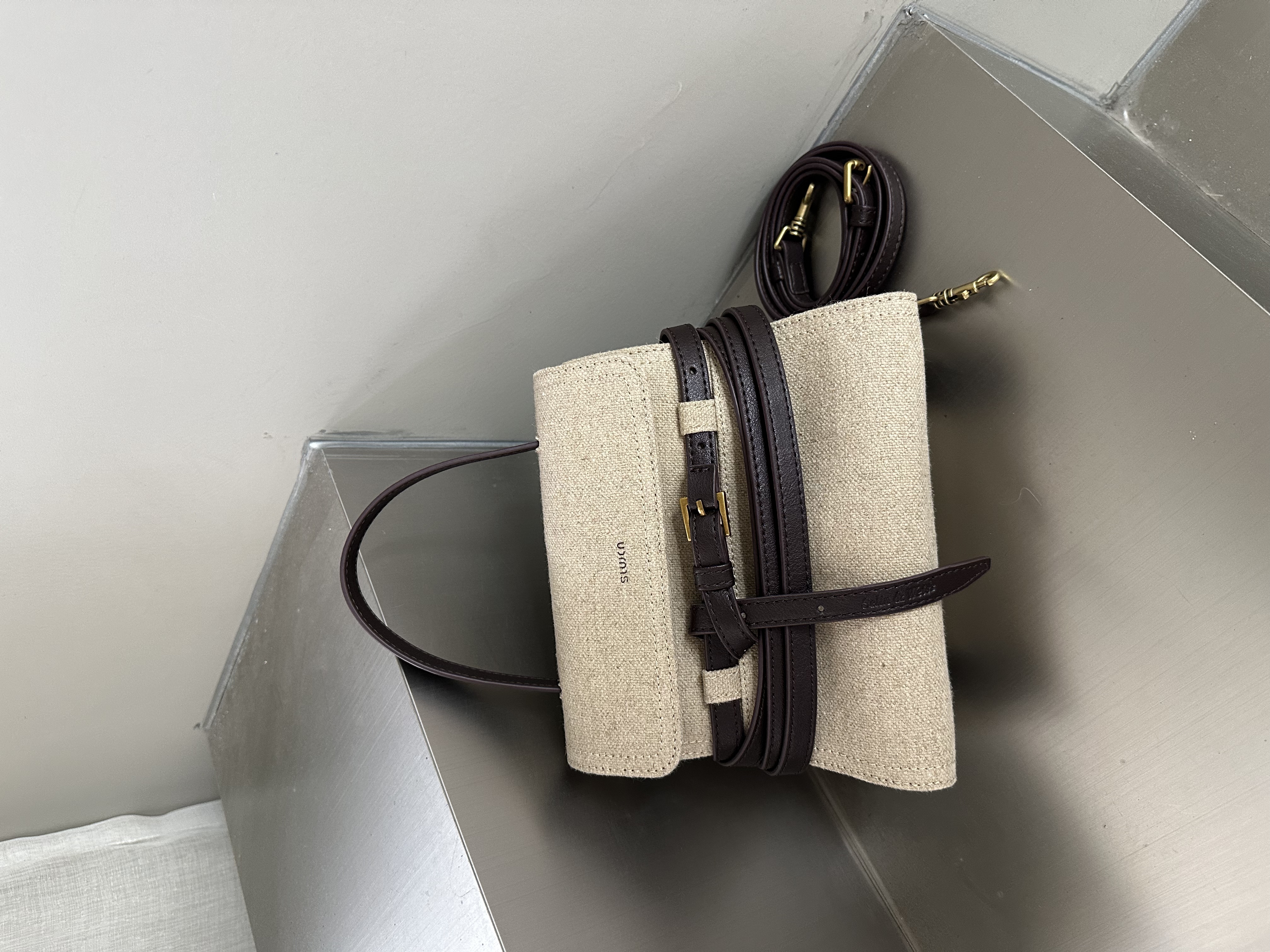 【亚麻系列X】selinweiss-新款时尚轻奢亚麻包手提包斜挎包25179