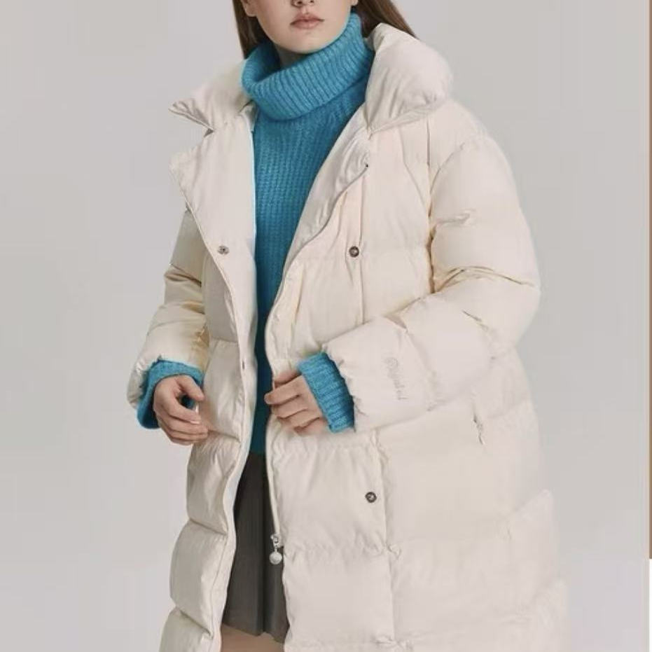 Eland依恋米白色面包服VN9M