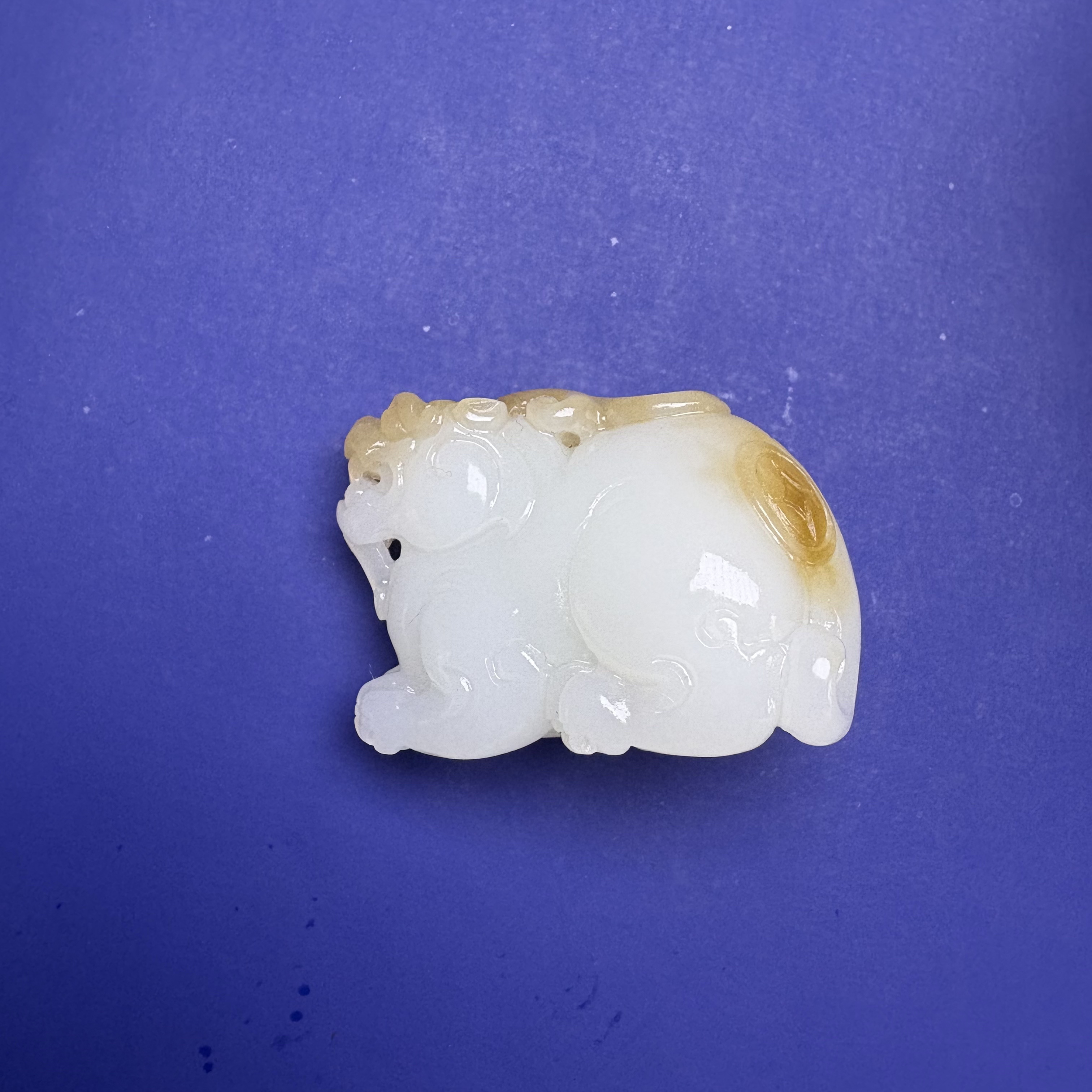 正品和田玉貔貅吊坠 立体圆雕精品 保真和田玉