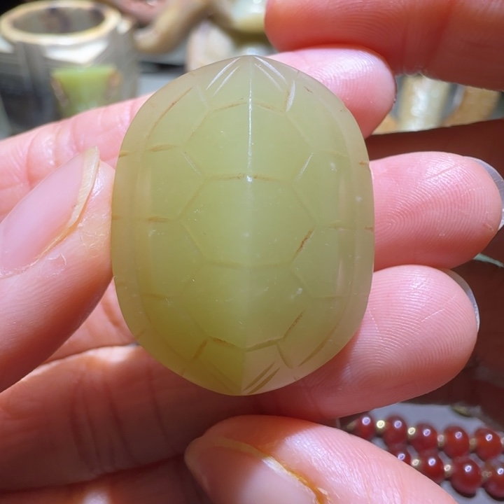 定***君和田玉未镶嵌挂件