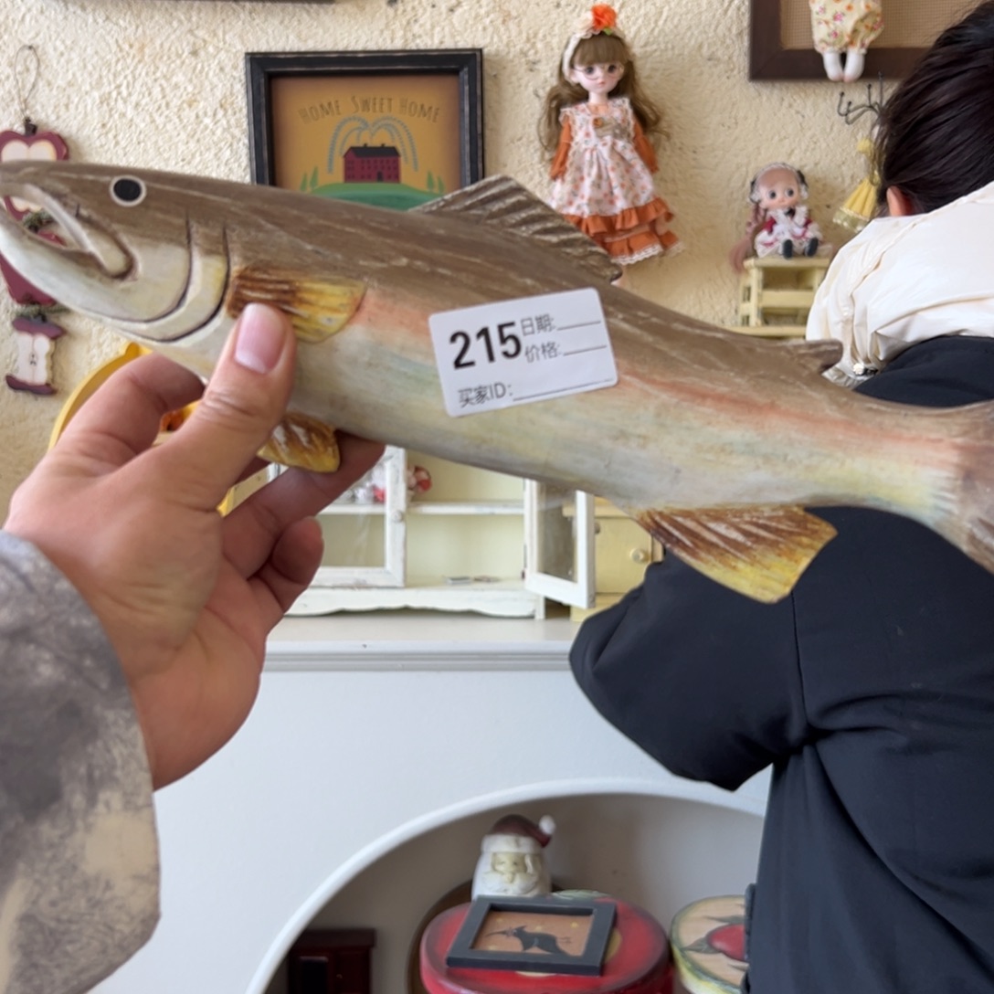 木默认微瑕微脏！外贸样品挂件摆件215