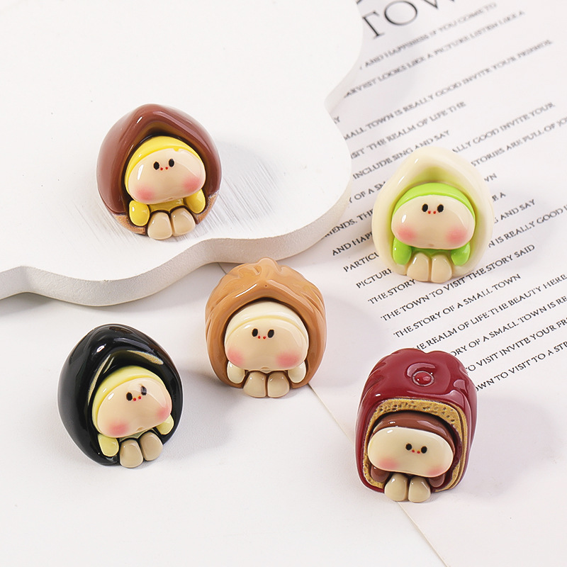 【 对对碰 许愿】坚果崽崽 树脂DIY萌粒小摆件
