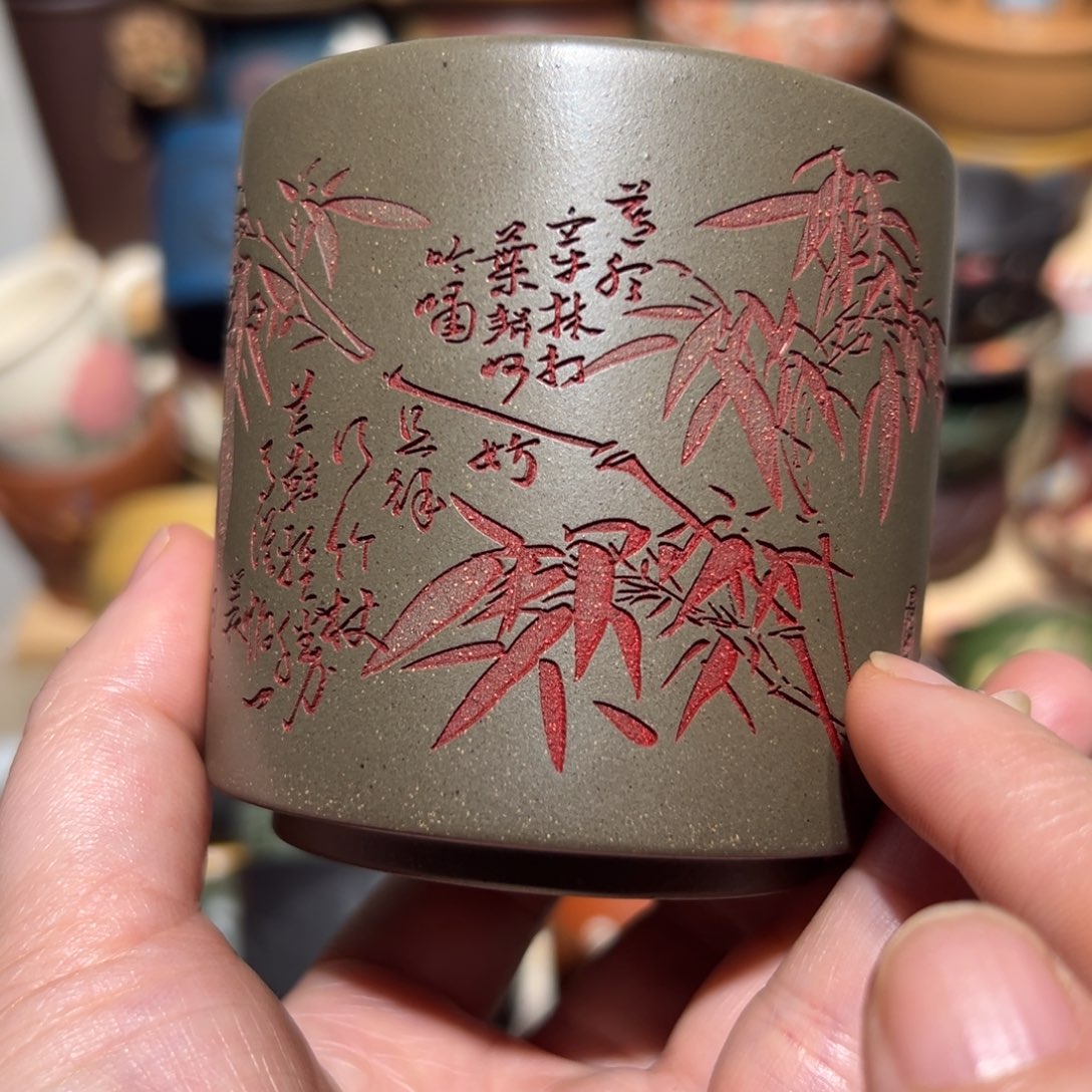 茶杯紫砂宜兴紫砂主人杯