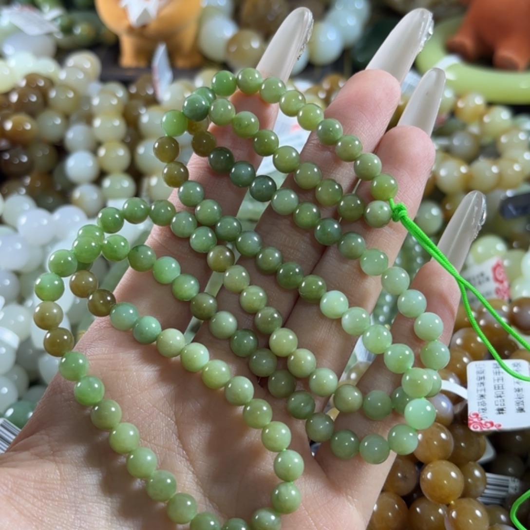 和田玉未镶嵌手链322