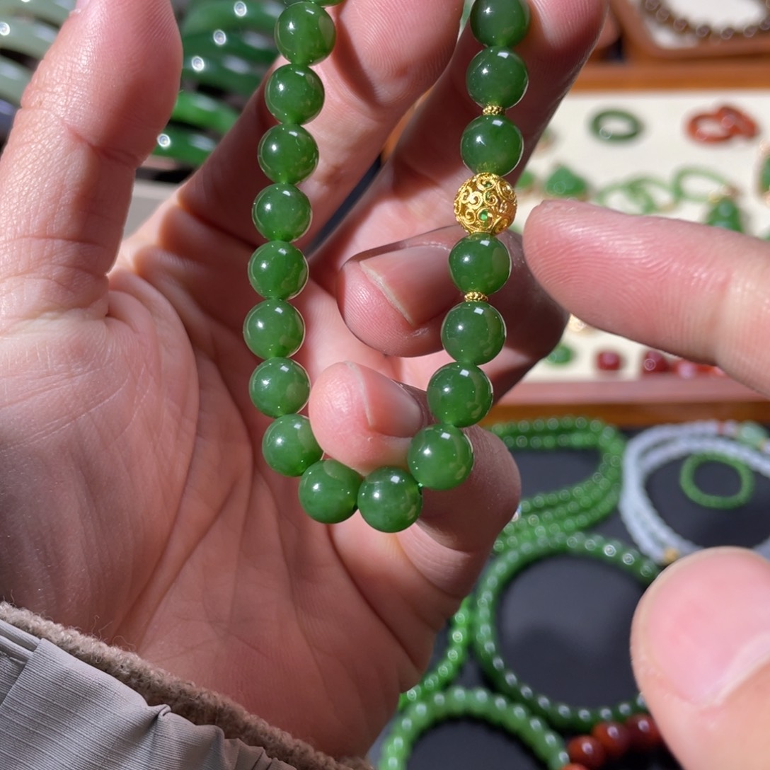 和田玉手链未镶嵌