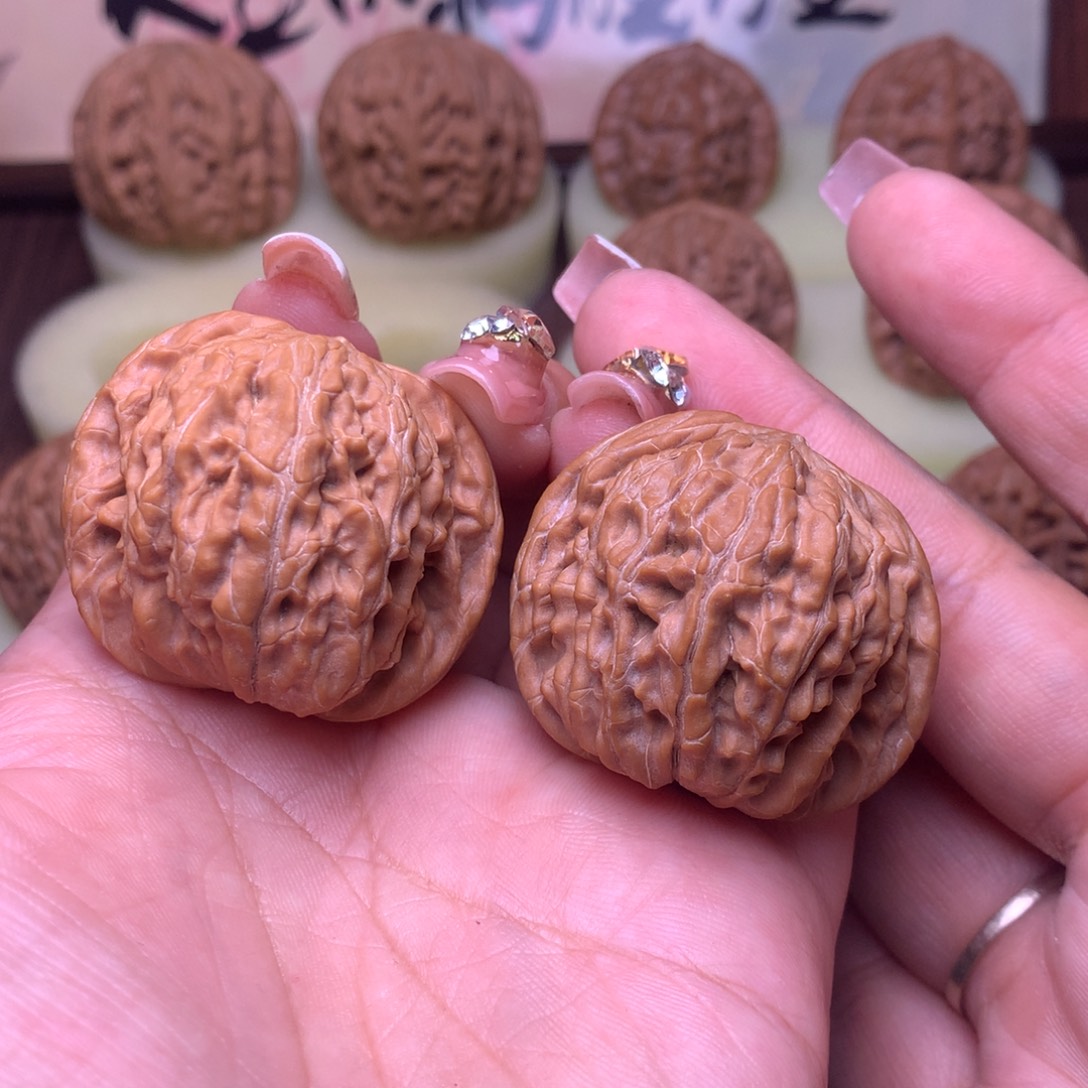 把件文玩核桃38磨盘