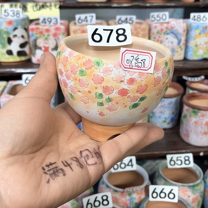 手工制作多肉花盆