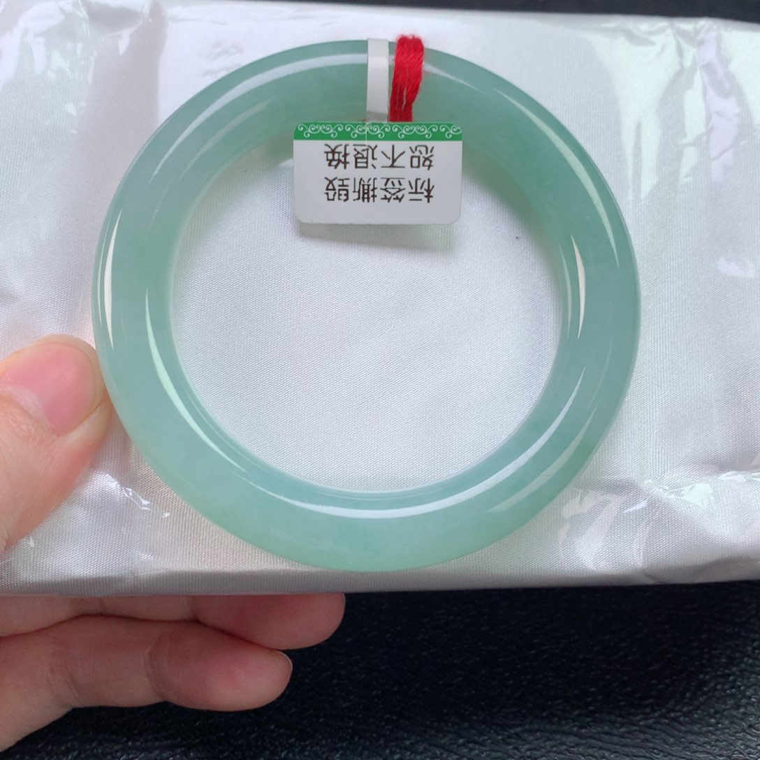 未镶嵌手镯翡翠缅甸天然翡翠手镯57