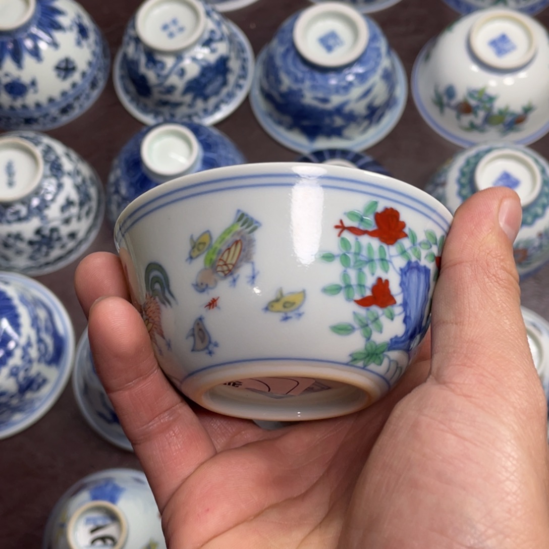 杯景德镇陶瓷现代手工陶瓷茶具