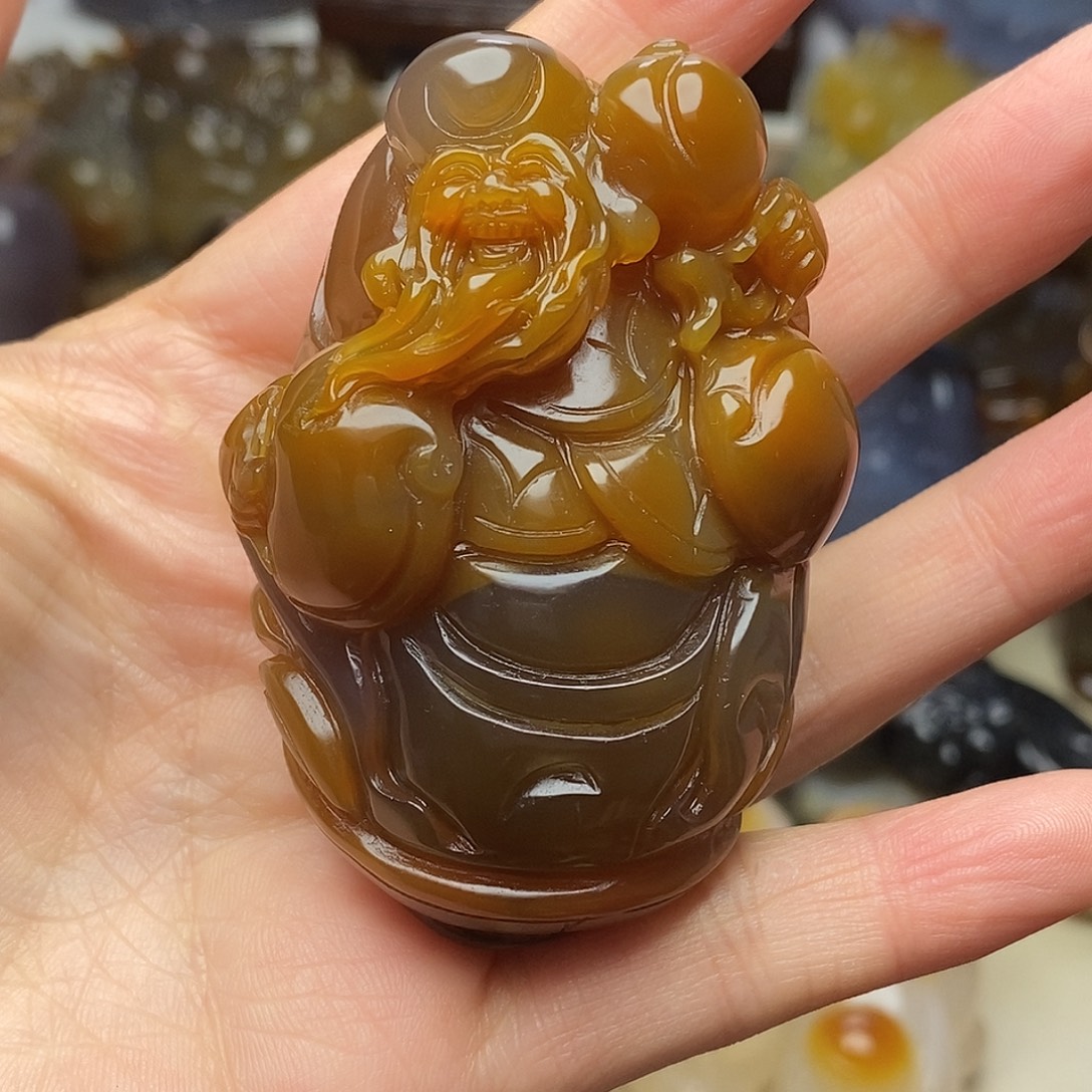 玛瑙/玉髓未镶嵌把件