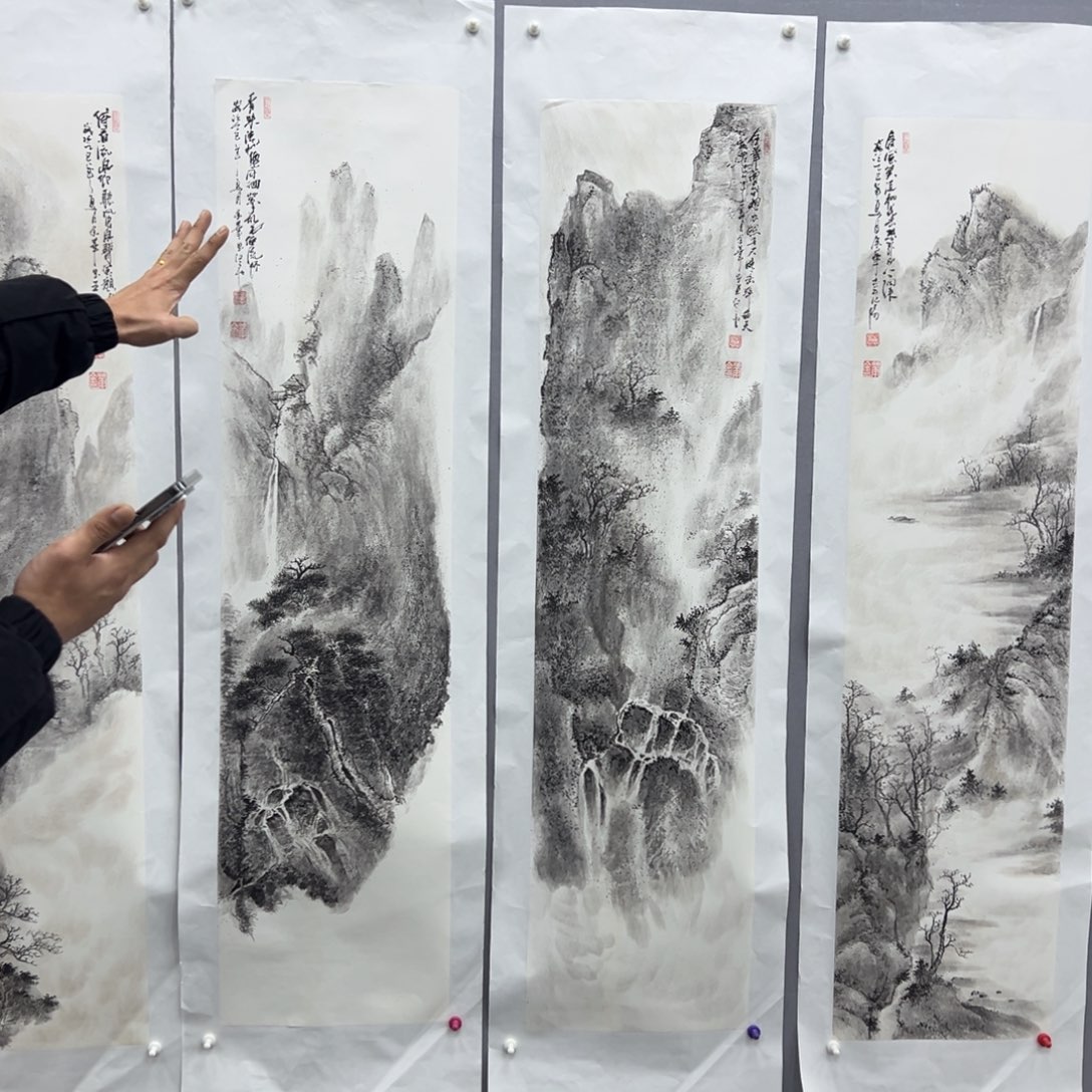 国画纯手绘字画宣纸