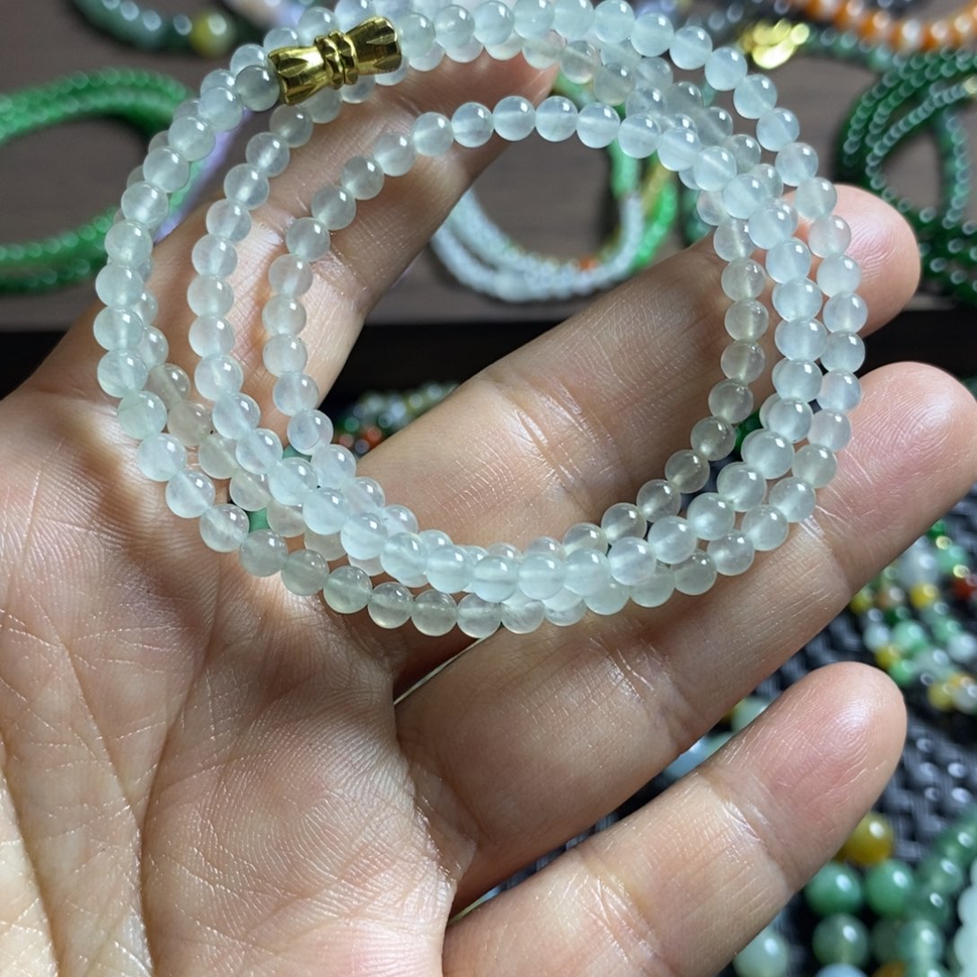 定制翡翠未镶嵌白月光