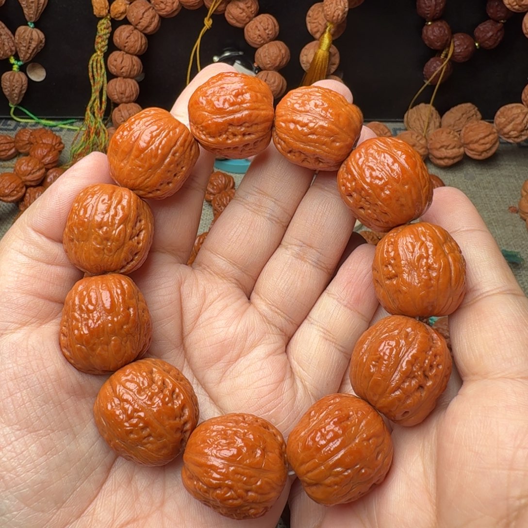文玩核桃手串胖枣手串24