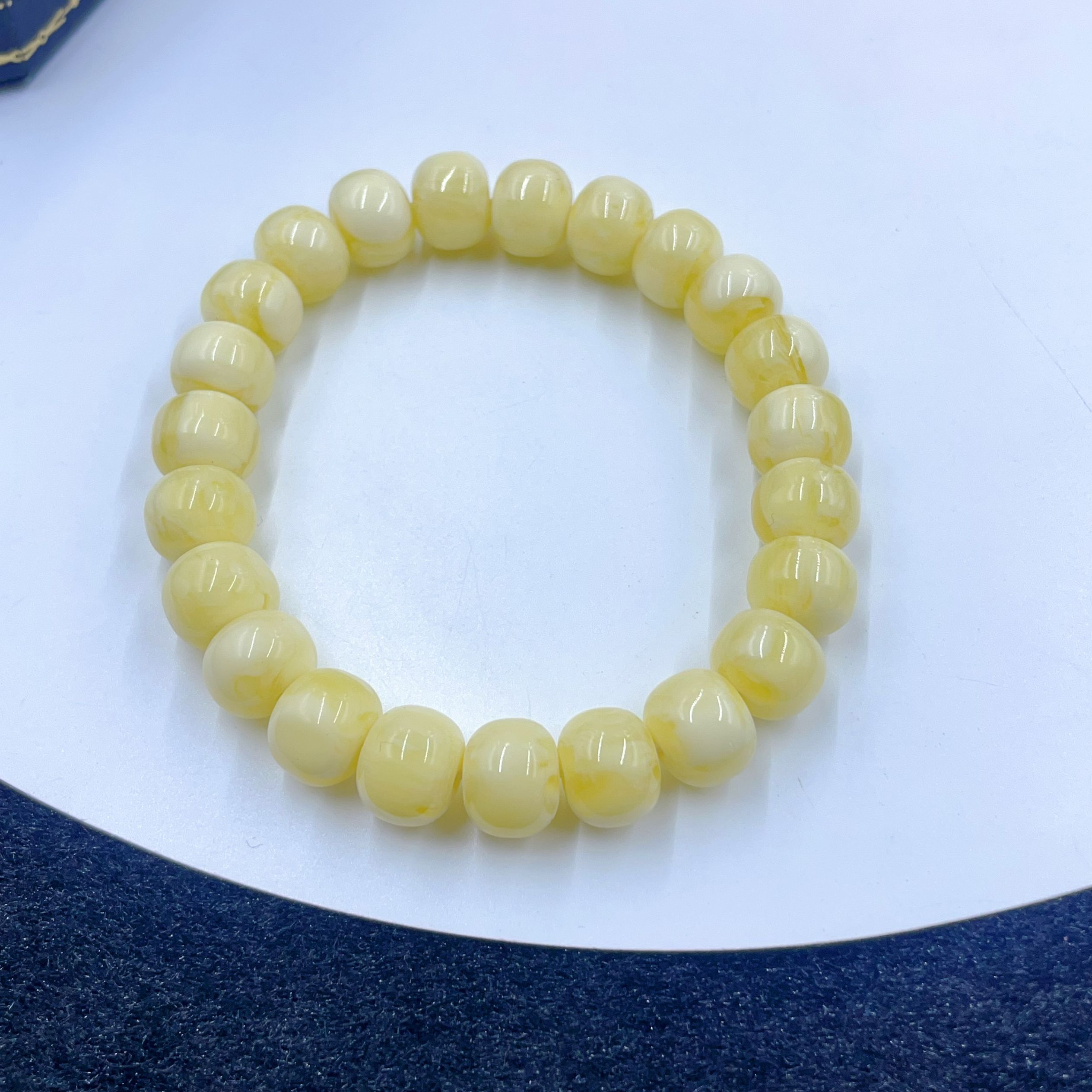 4455  黄色珠珠手串多样性发货