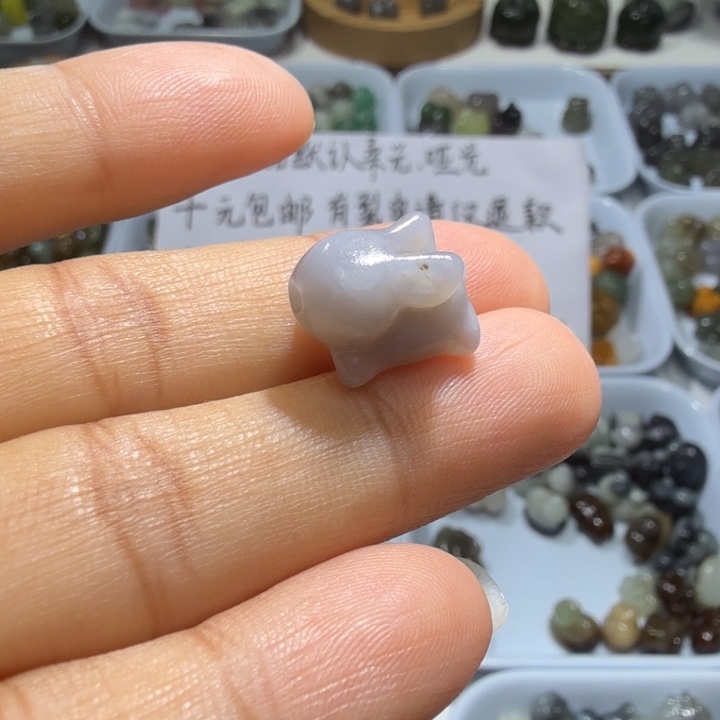 未镶嵌和田玉珠宝半成品