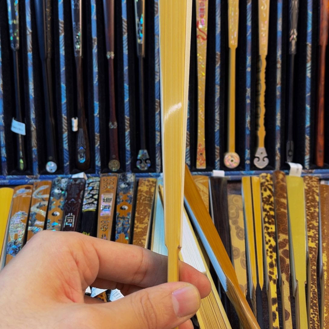 扇子手工制作文玩精品