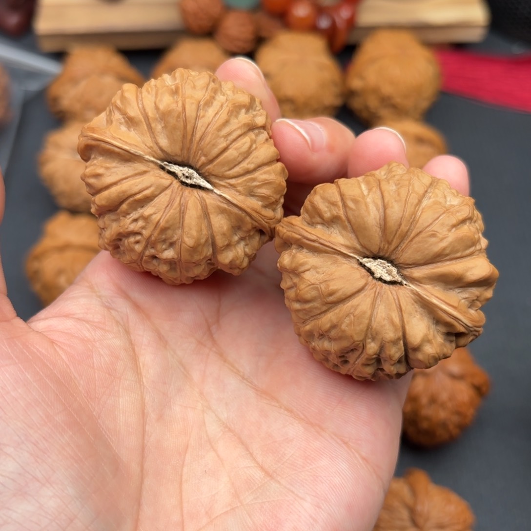 文玩核桃把件南瓜墩46