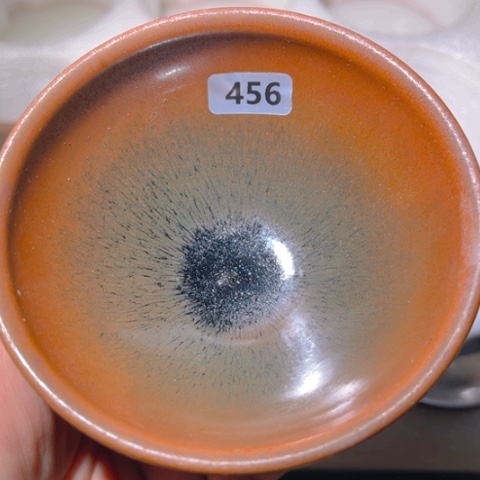 茶盏原矿原釉柴烧建盏 