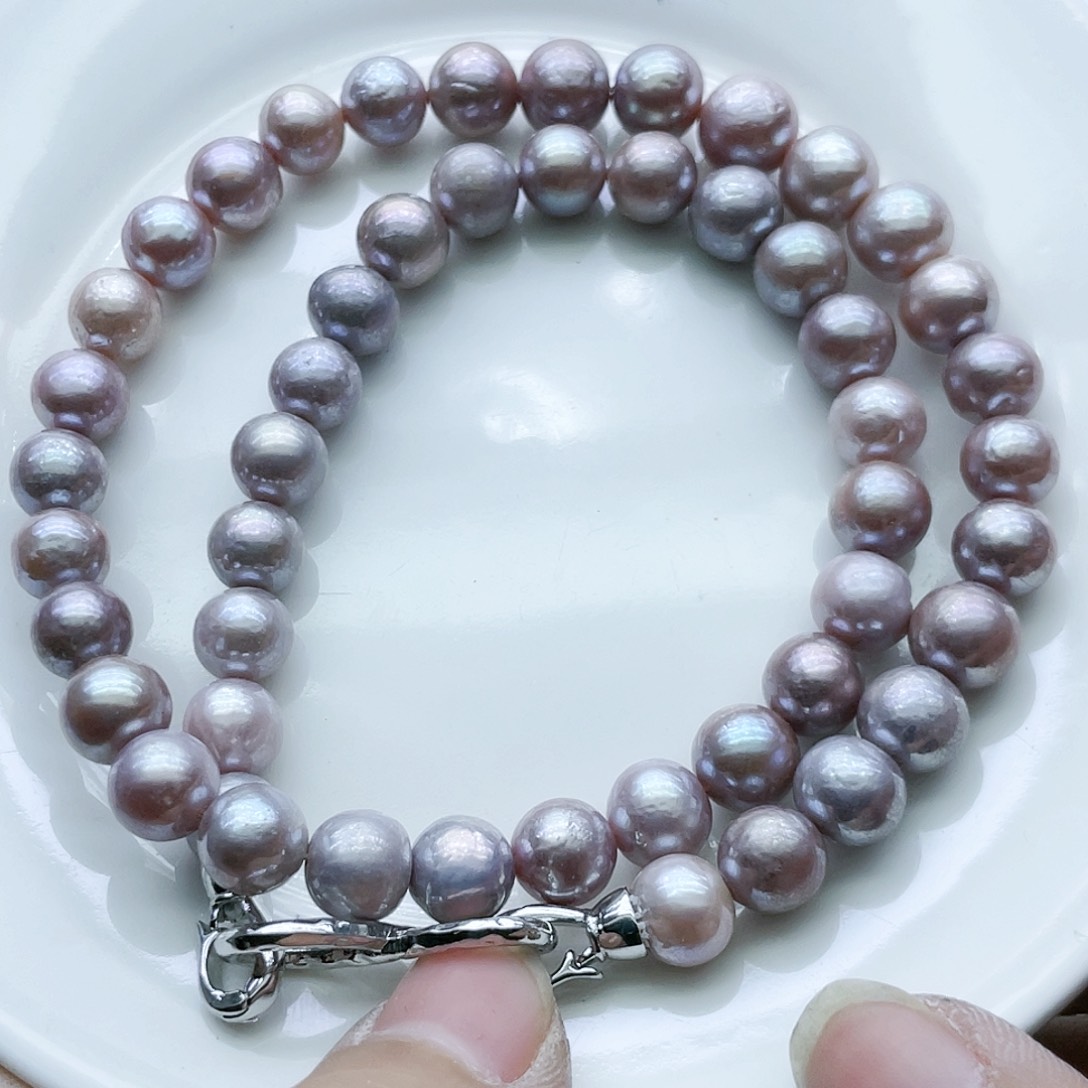 淡水珍珠颈饰钛钢
