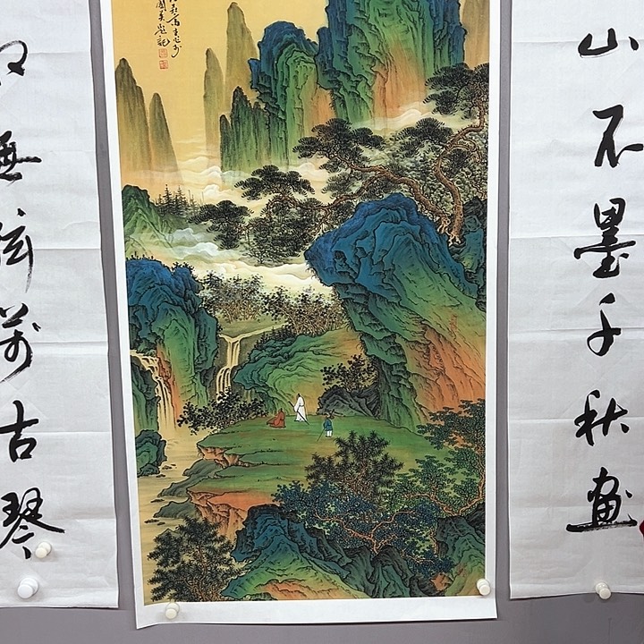 国画中美老师手绘国画作品
