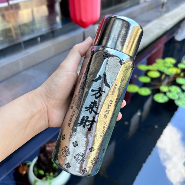 内外纯钛钛杯 八方来财高端点吸纯钛杯