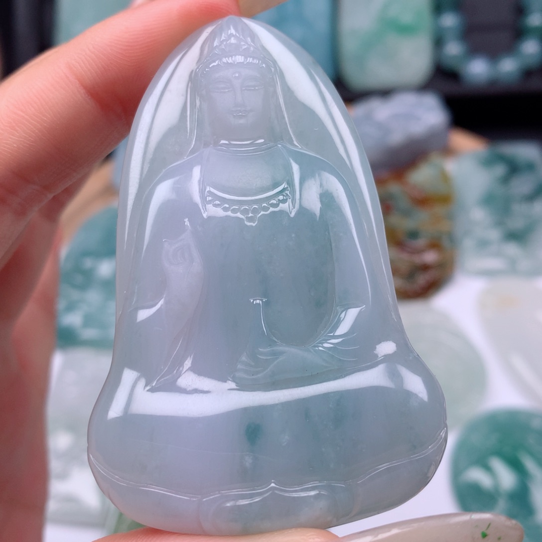 【闪购商品】翡翠颈饰未镶嵌W****l素衣