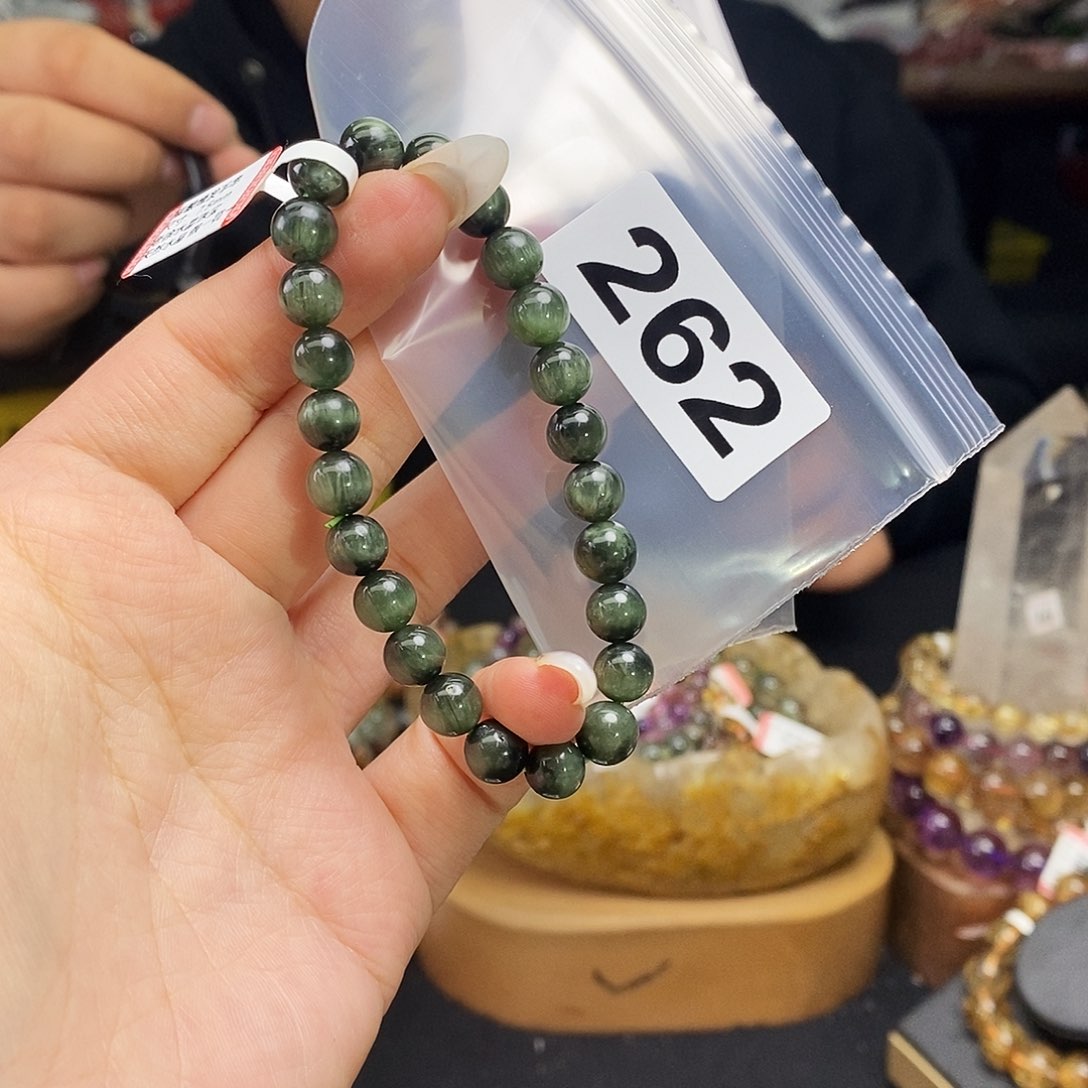 水晶手串多样性发其一 262未镶嵌P****?