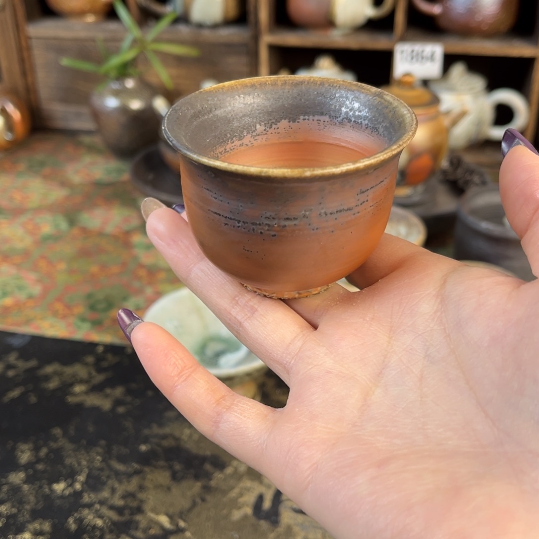 杯柴烧茶器主人杯杯