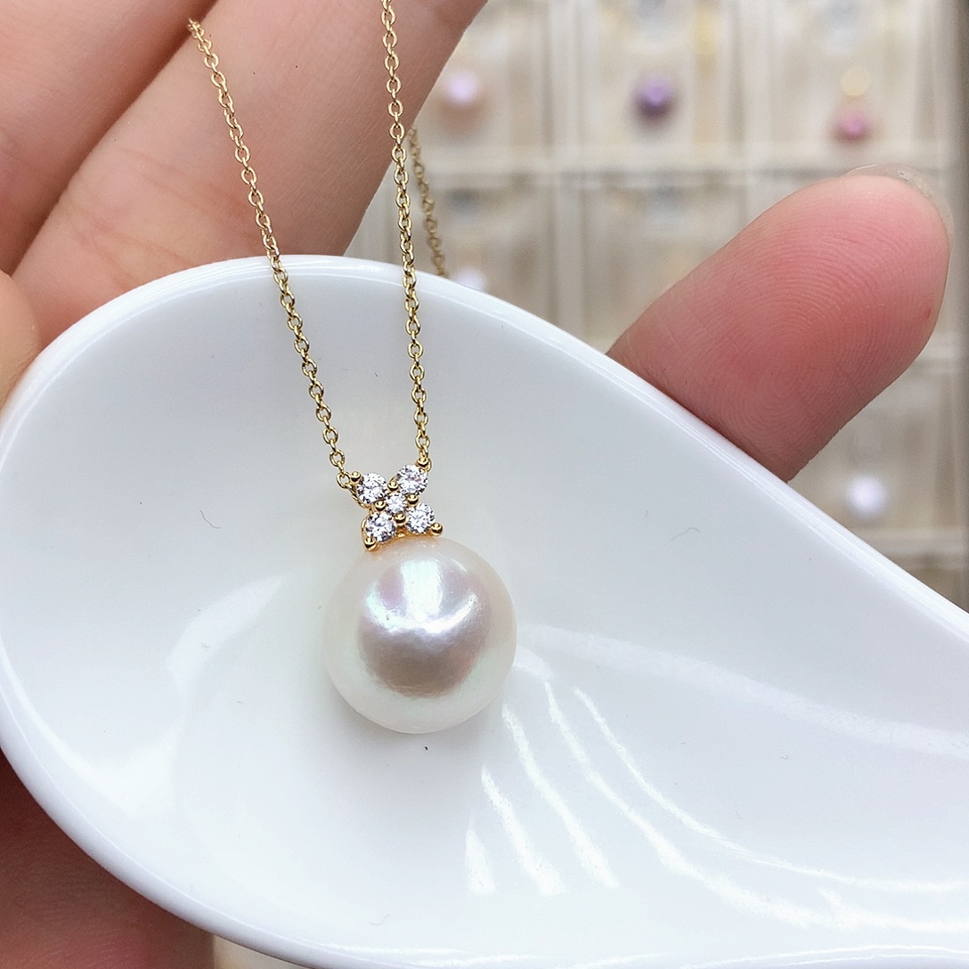 淡水珍珠颈饰合金