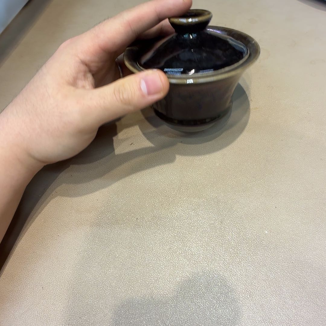 紫砂茶壶耀变挂釉