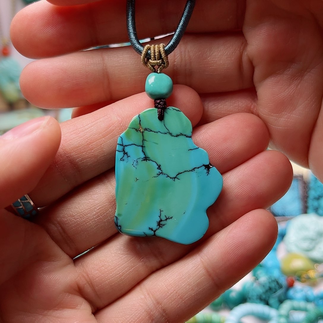 绿松石珠宝奇石未镶嵌