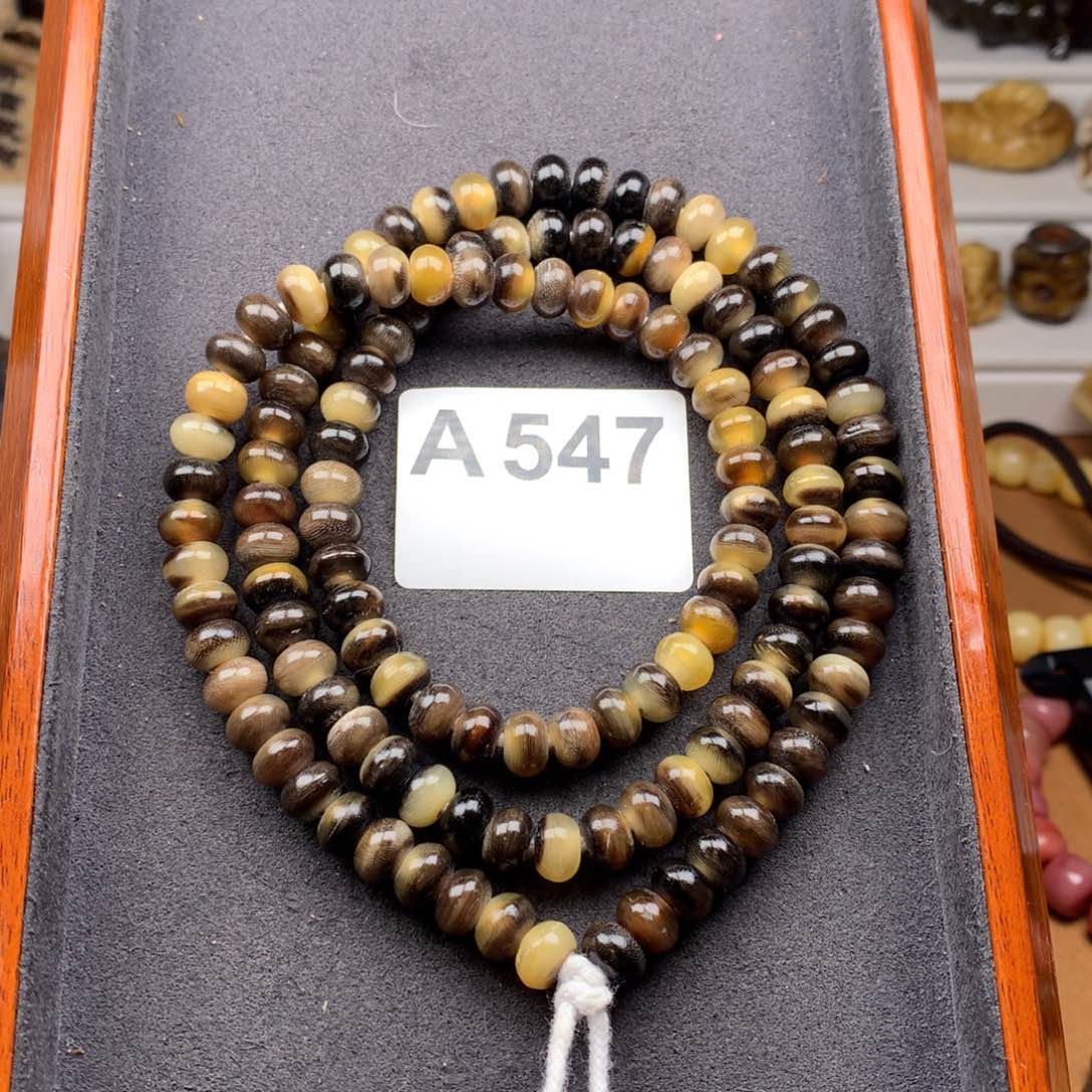 驼骨手串/手链0.8驴蹄算盘珠128珠  